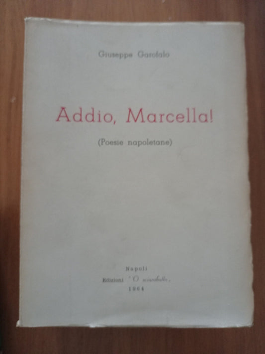 Addio, Marcella! - copertina