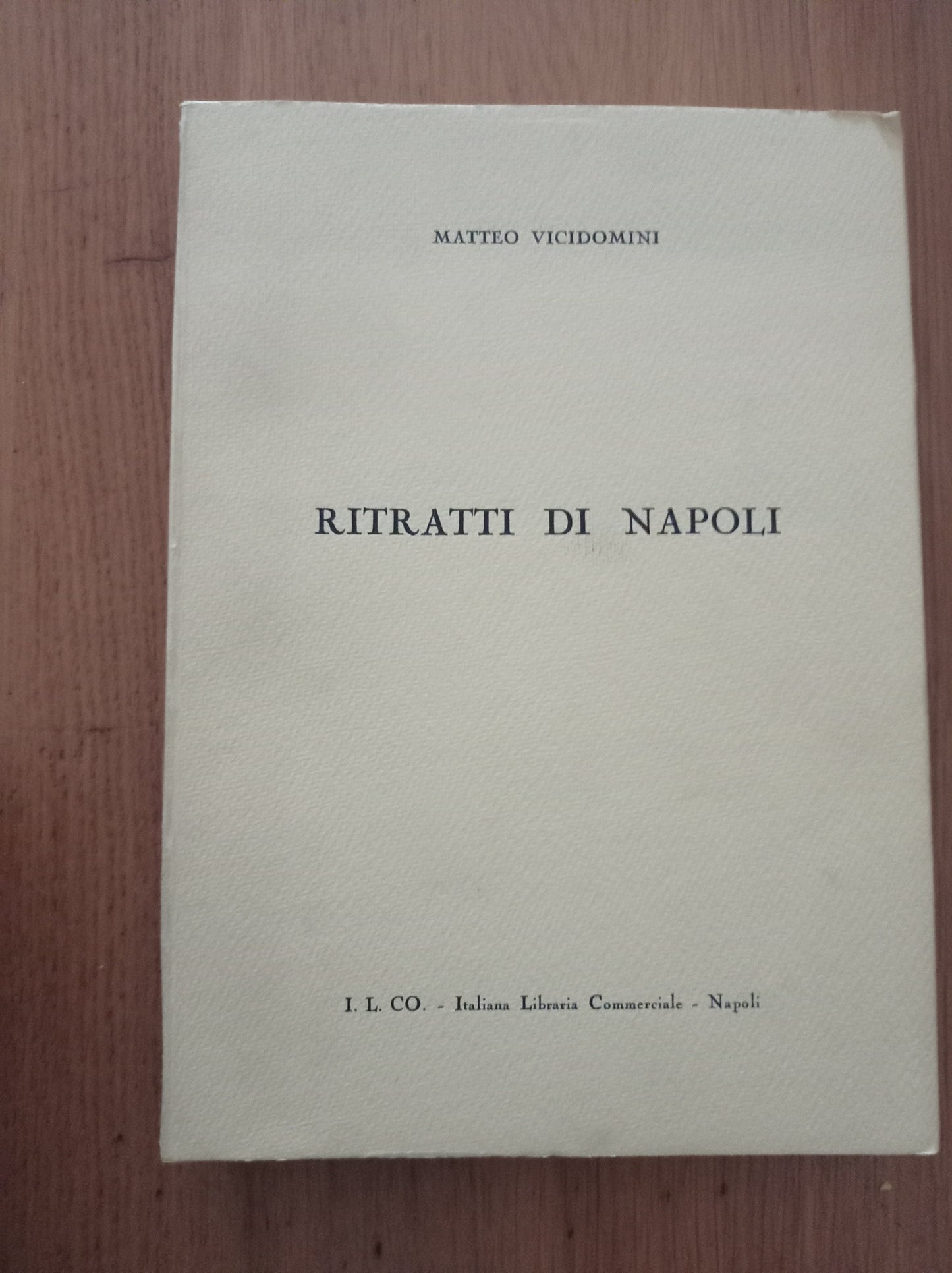 Ritratti di Napoli - copertina