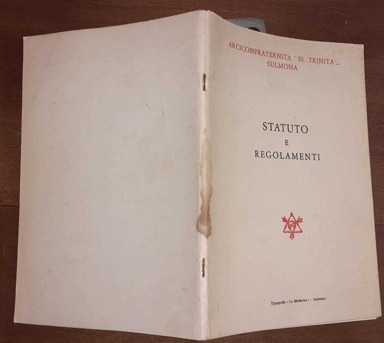 Statuto e regolamenti - copertina