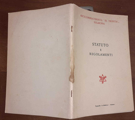 Statuto e regolamenti - copertina