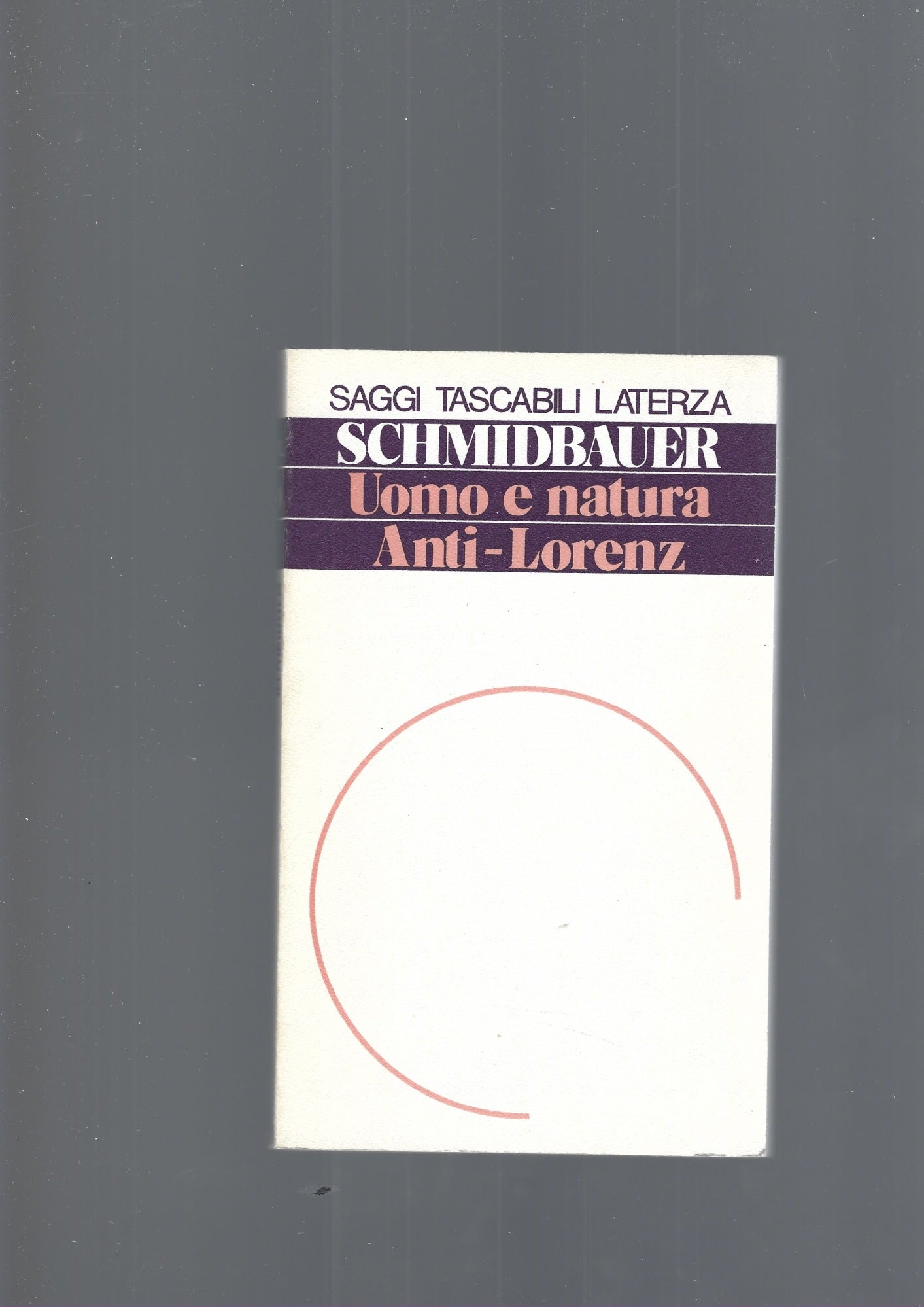 UOMO E NATURA ANTI-LORENZ - copertina