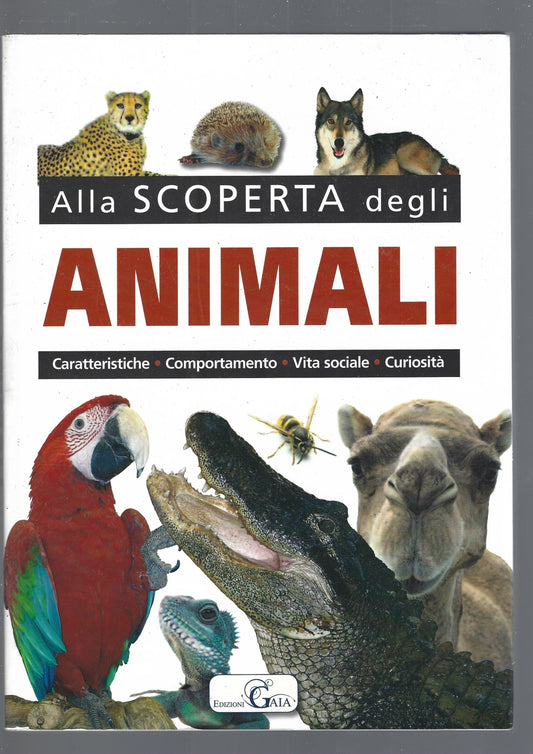 ALLA SCOPERTA DEGLI ANIMALI - copertina