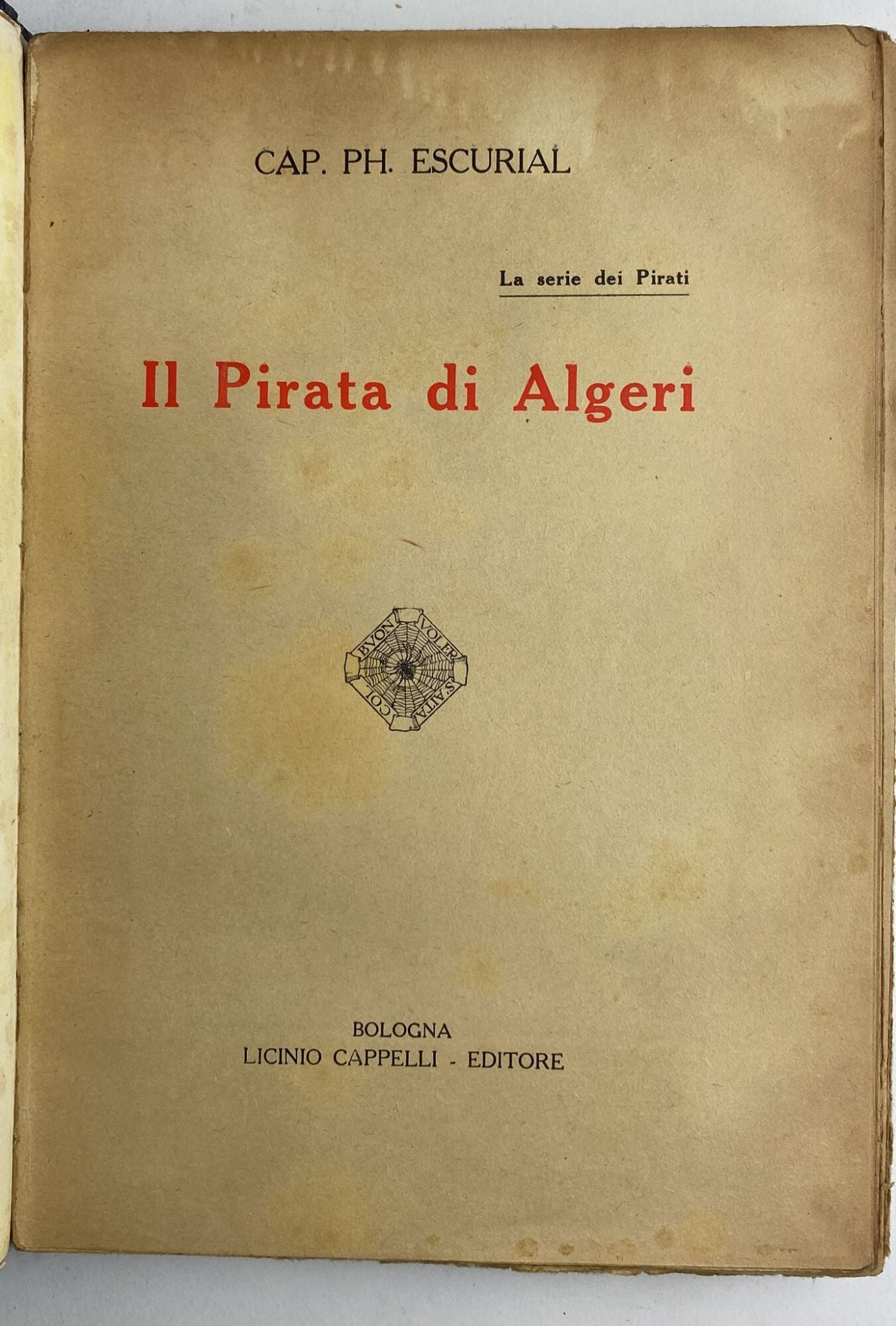 Il Pirata di Algeri - copertina