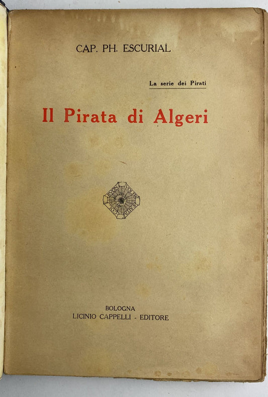 Il Pirata di Algeri - copertina