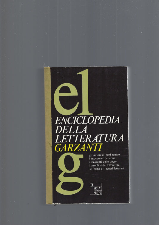 ENCICLOPEDIA DELLA LETTERATURA - copertina