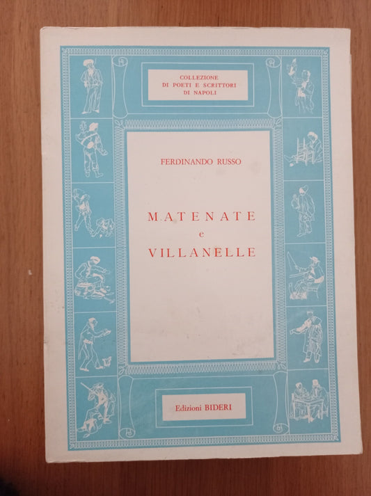 Matenate e villanelle - copertina