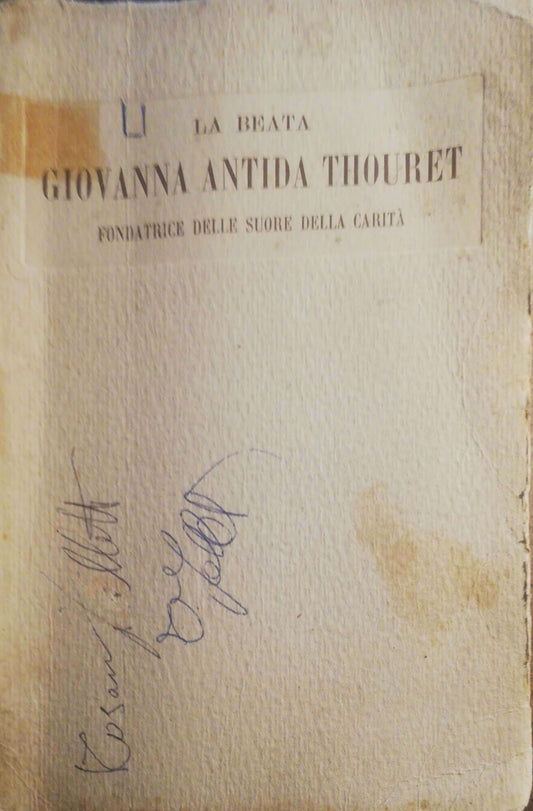 La beata Giovanna Antida Thouret - copertina