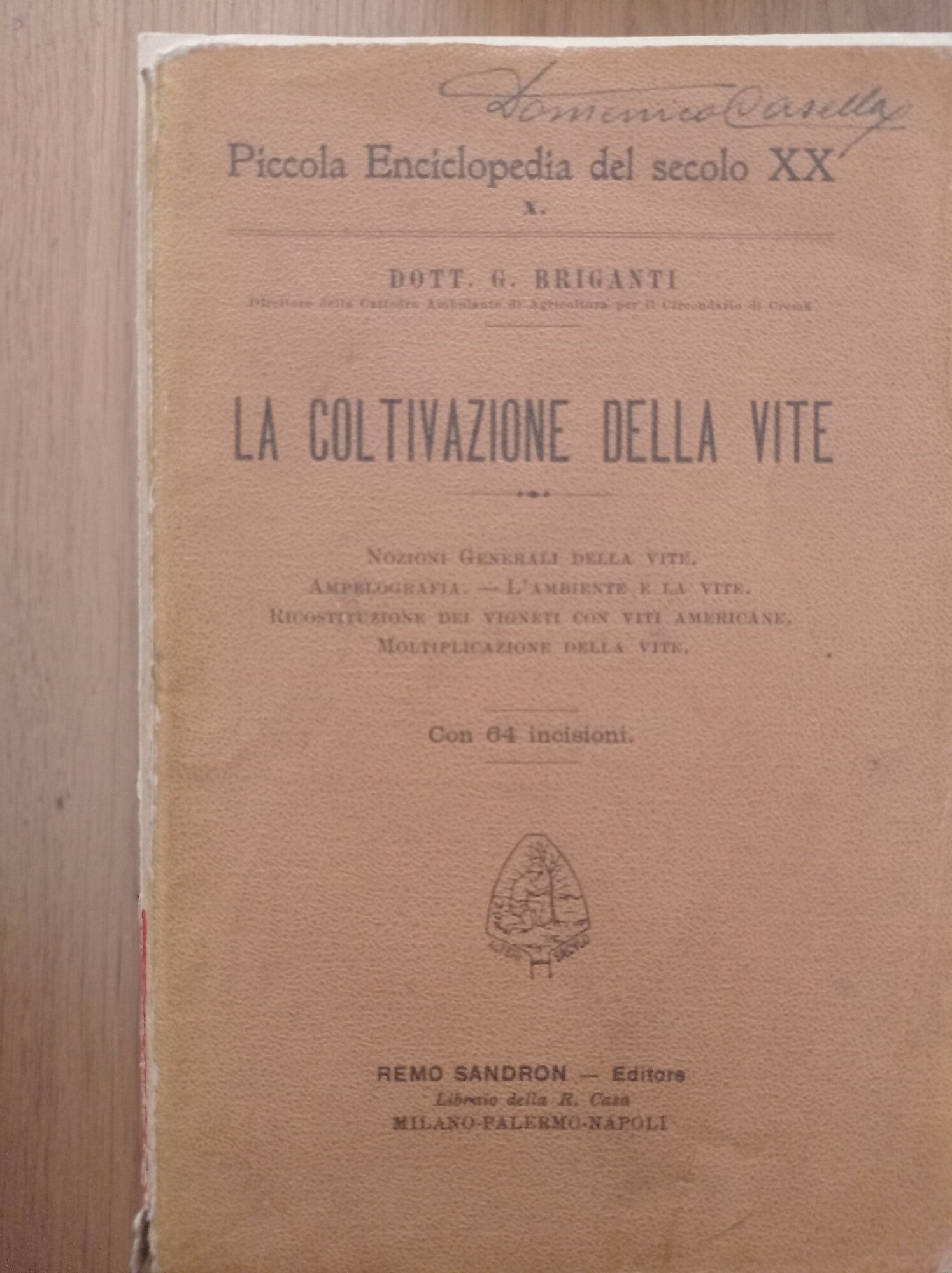 La coltivazione della vite - copertina