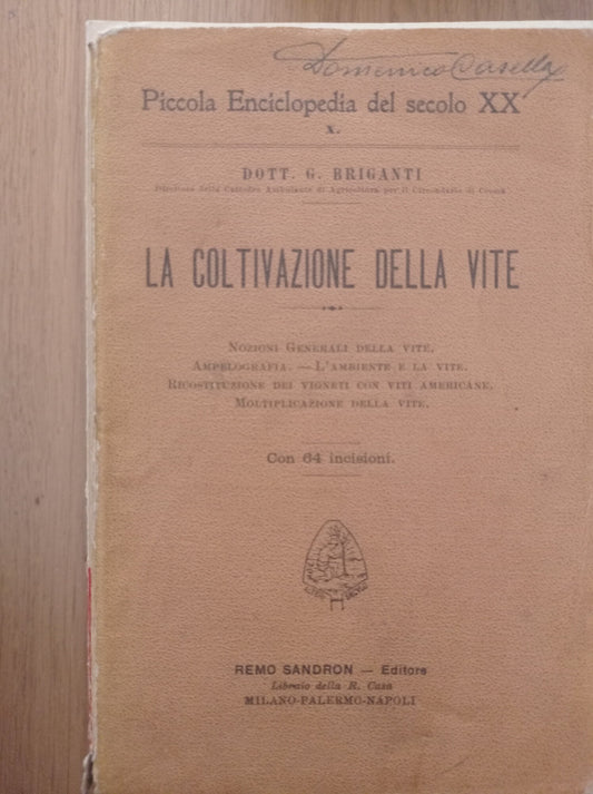 La coltivazione della vite - copertina