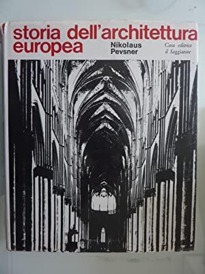 STORIA DELL'ARCHITETTURA EUROPEA - copertina
