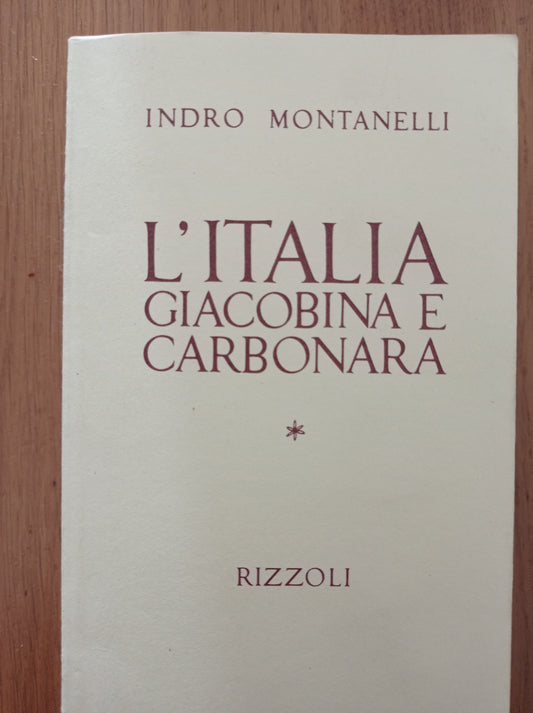 L'Italia giacobina e carbonara - copertina
