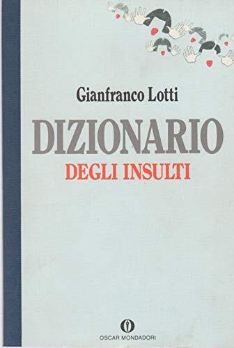 Dizionario degli insulti - copertina