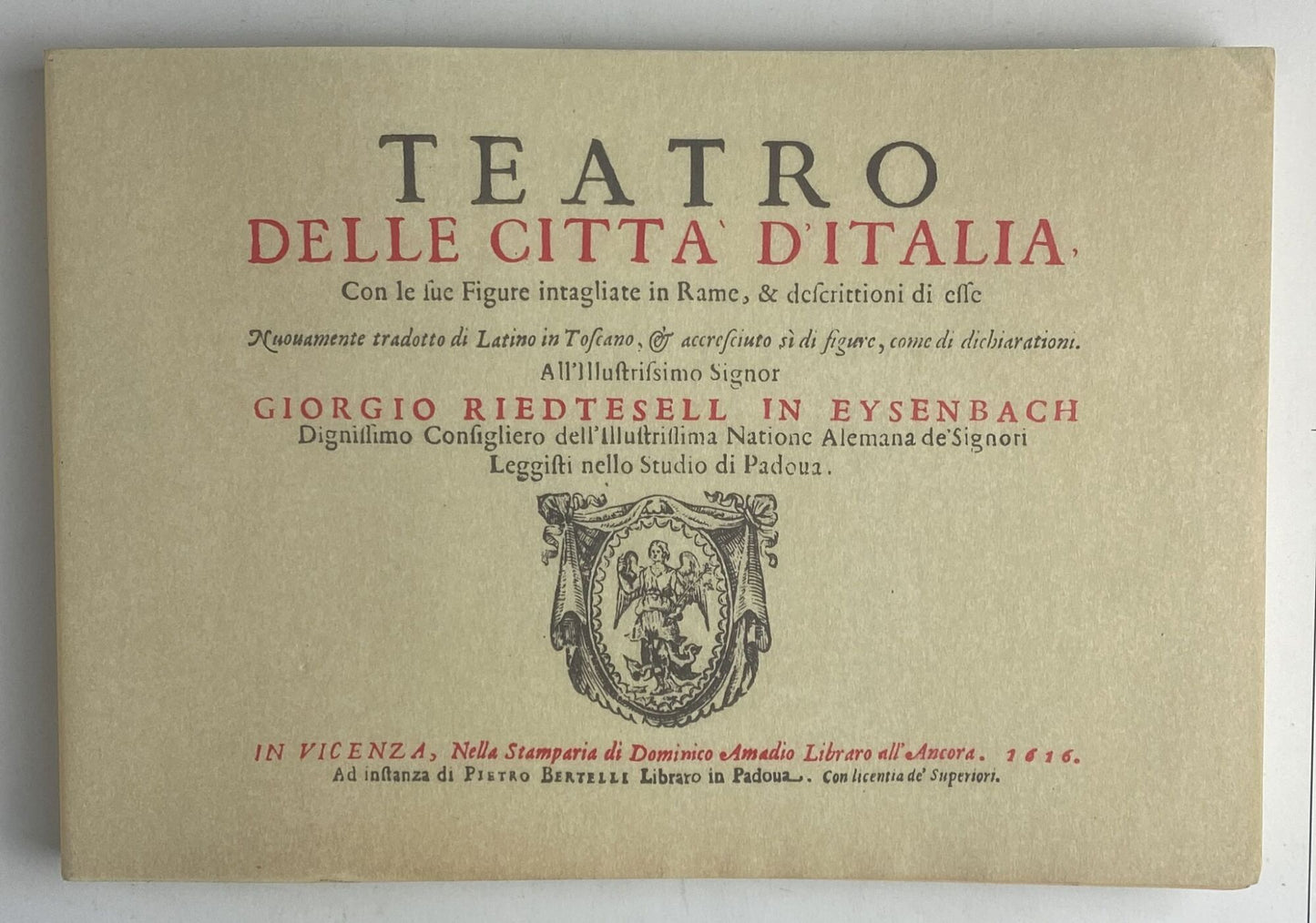 Teatro delle città d'Italia - copertina