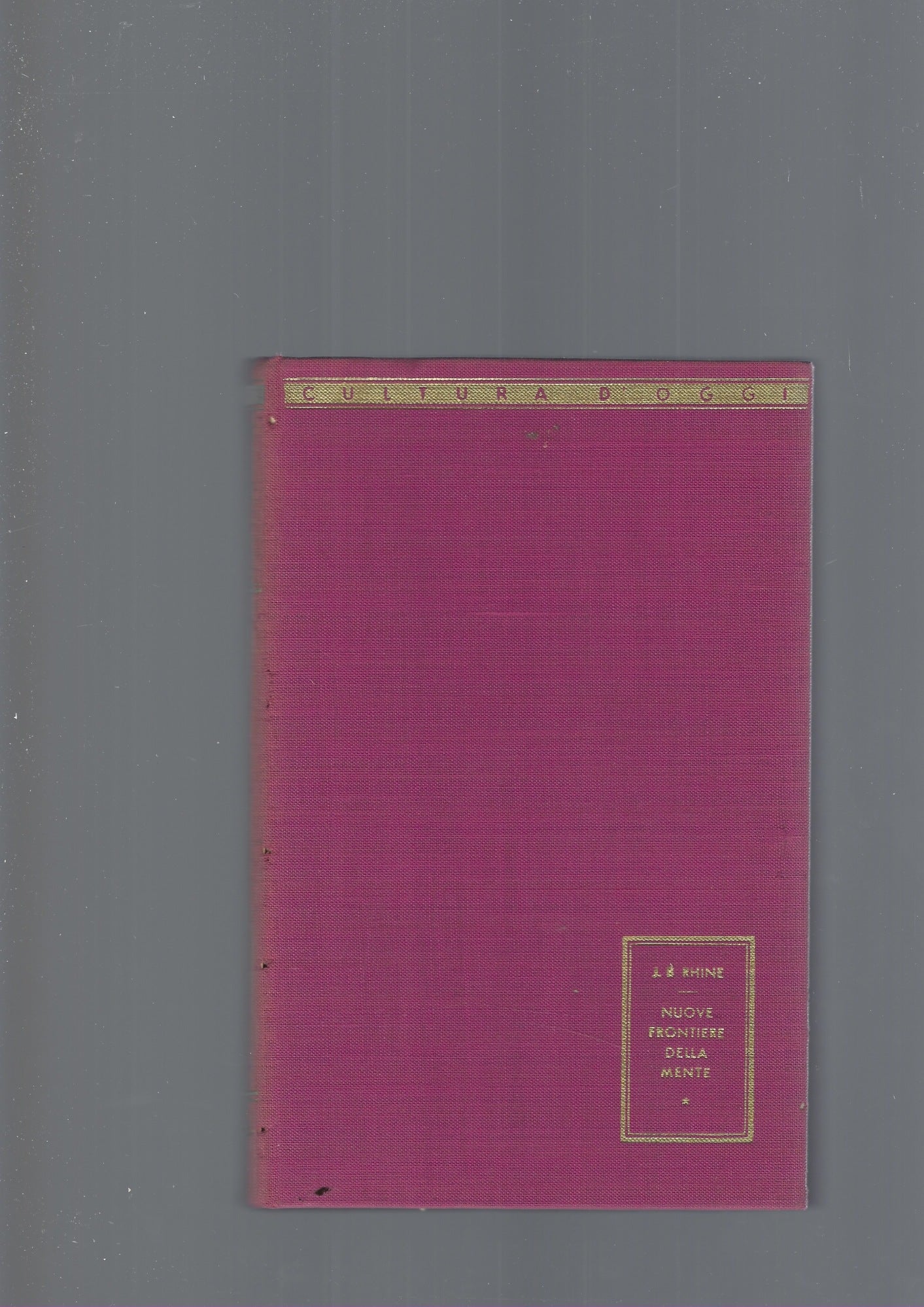 NUOVE FRONTIERE DELLA MENTE - copertina