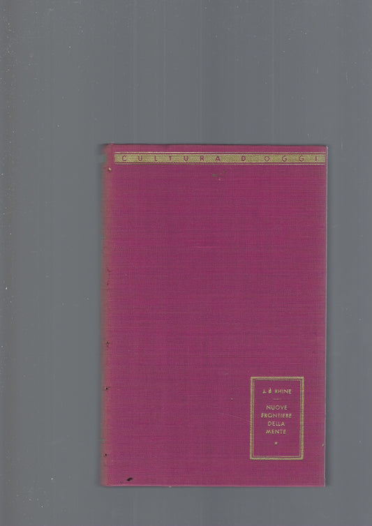 NUOVE FRONTIERE DELLA MENTE - copertina