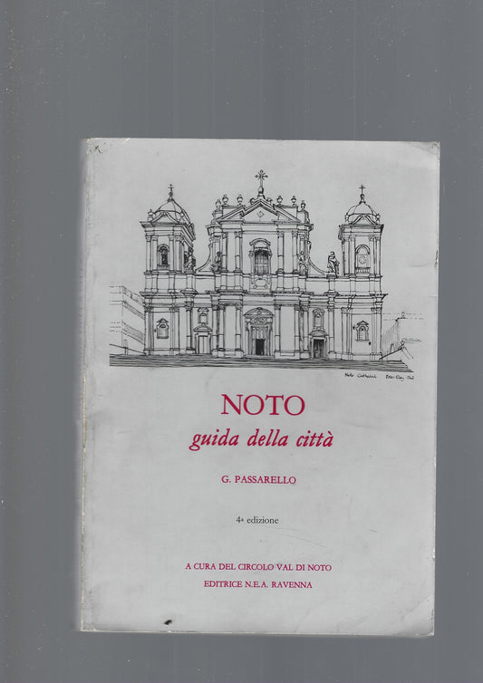 NOTO , GUIDA DELLA CITTA' - copertina