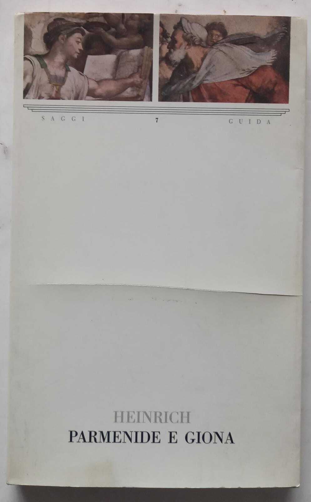 Parmenide e Giona : quattro studi sul rapporto tra filosofia e mitologia - copertina