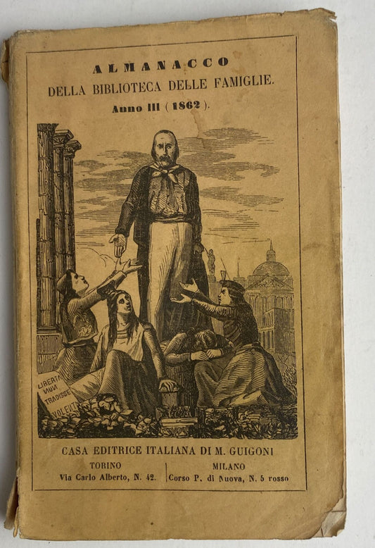 Almanacco della Biblioteca delle famiglie. Anno III. 1862 - copertina