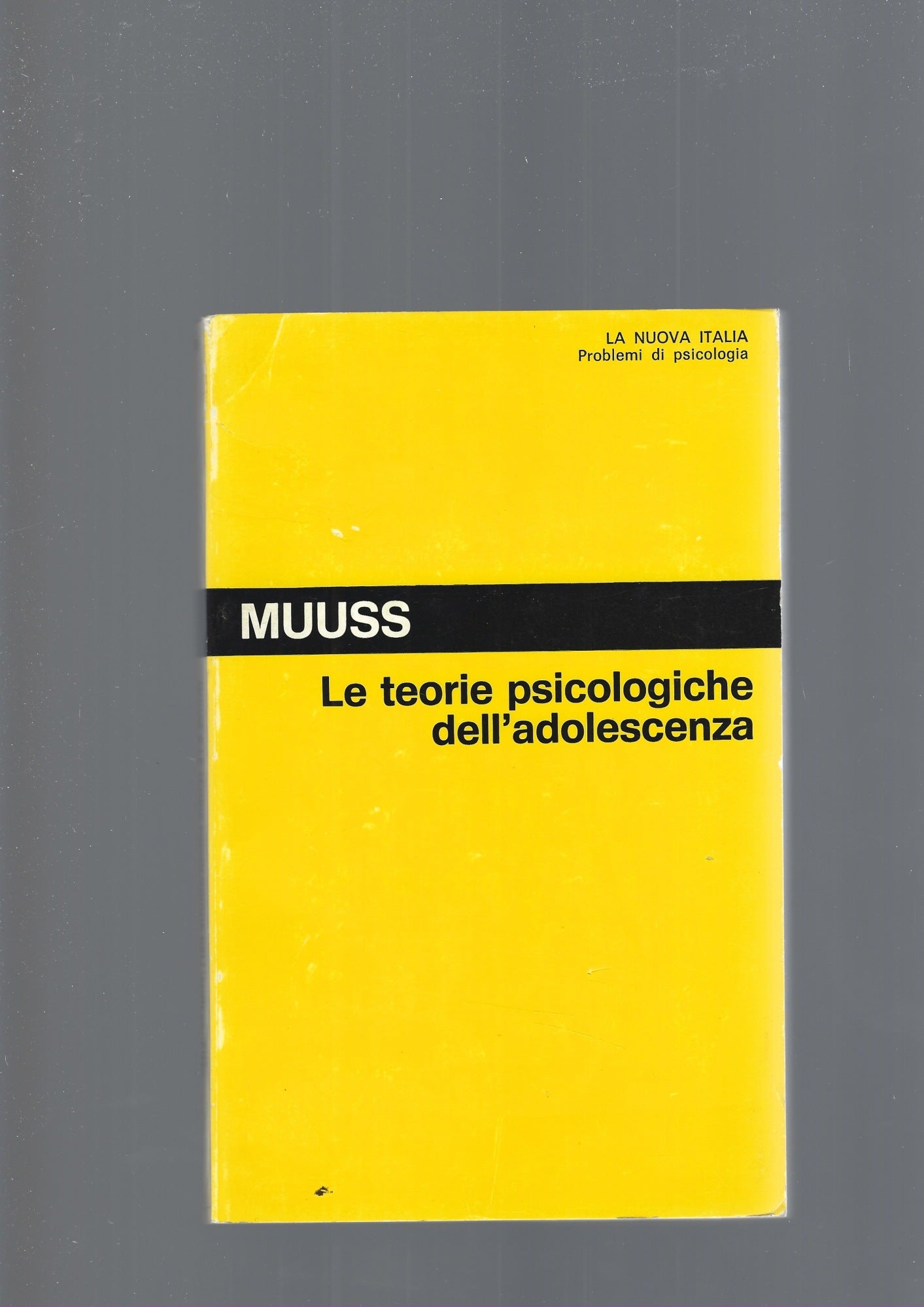 LE TEORIE PSICOLOGICHE DELL' ADOLESCENZA - copertina
