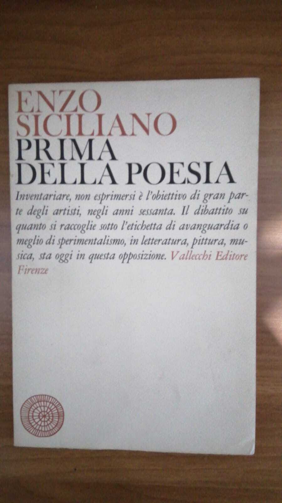 Prima della poesia - copertina