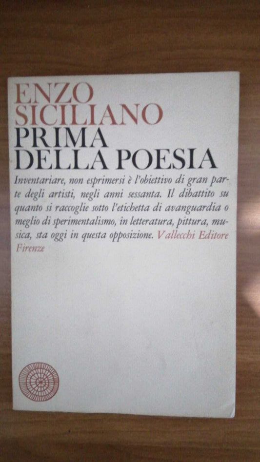 Prima della poesia - copertina