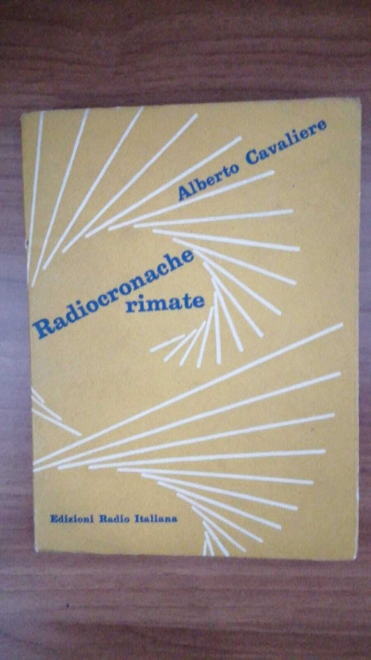 Radiocronache rimate - copertina