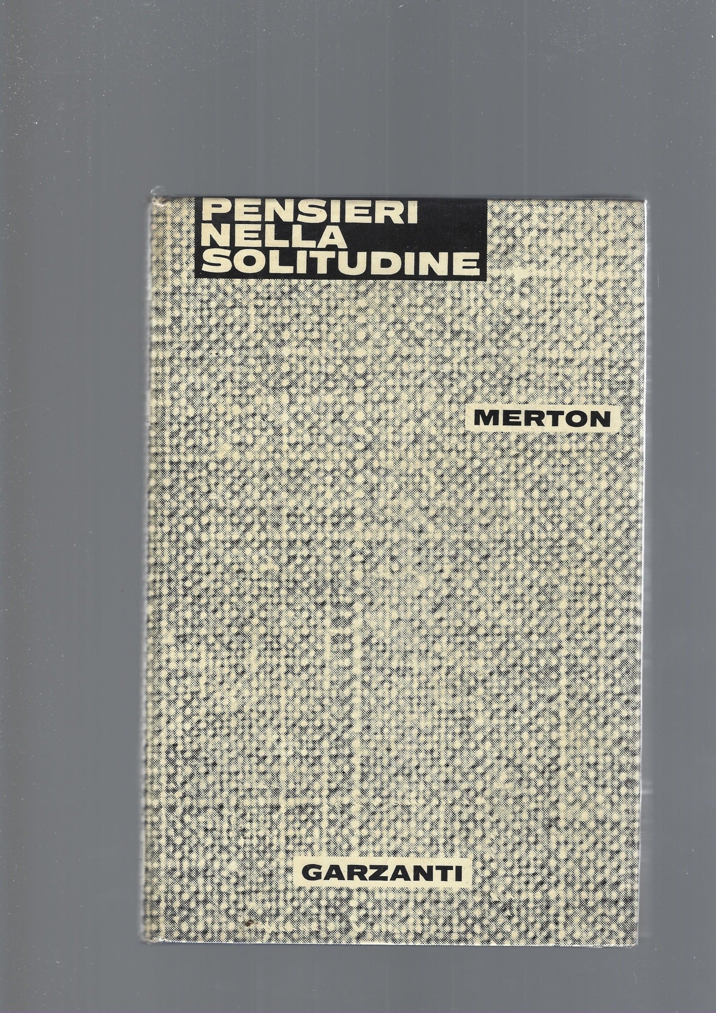 PENSIERI NELLA SOLITUDINE - copertina