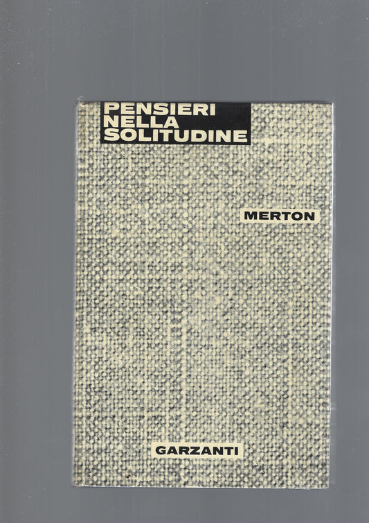 PENSIERI NELLA SOLITUDINE - copertina