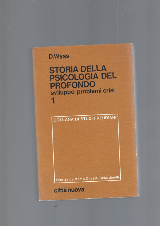 STORIA DELLA PSICOLOGIA DEL PROFONDO - copertina