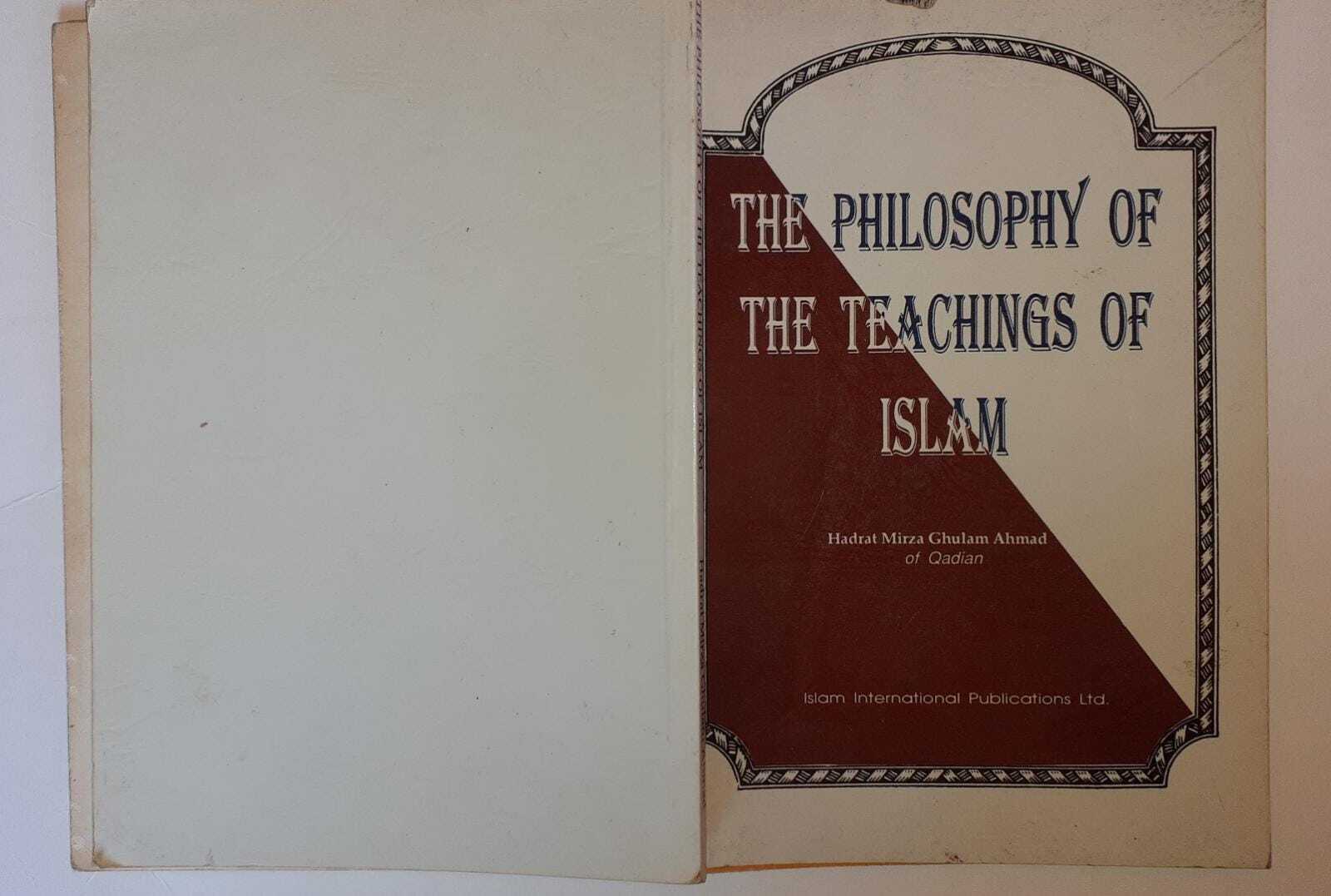 The philosophy of the teachings of Islam - copertina