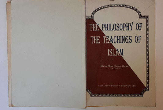 The philosophy of the teachings of Islam - copertina