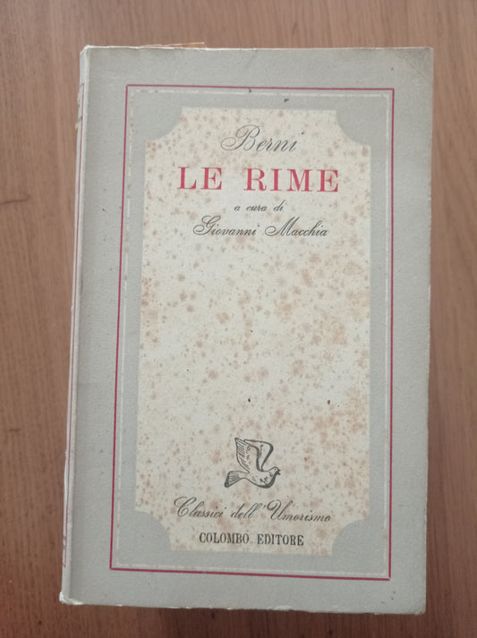 Le rime - copertina