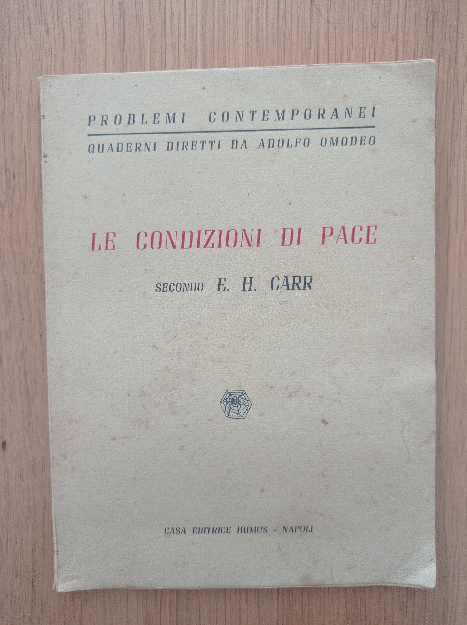 Le condizioni di pace - copertina
