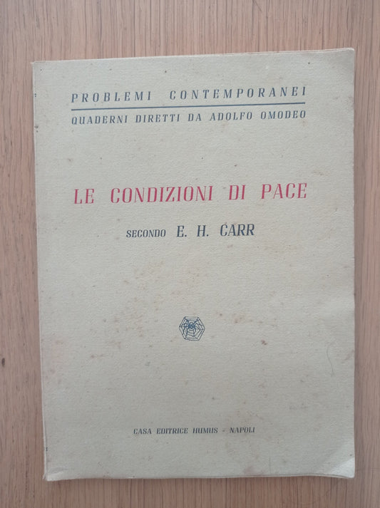 Le condizioni di pace - copertina