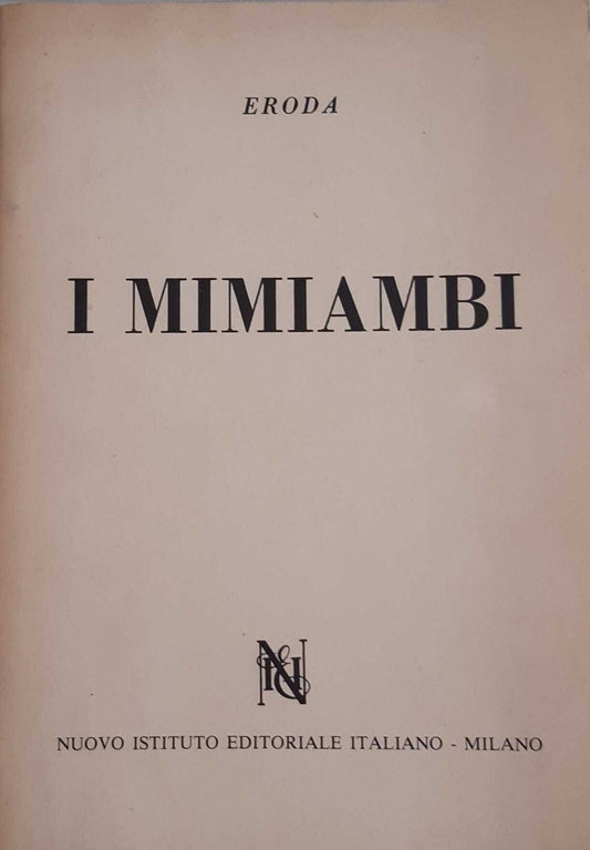 I mimiambi - copertina