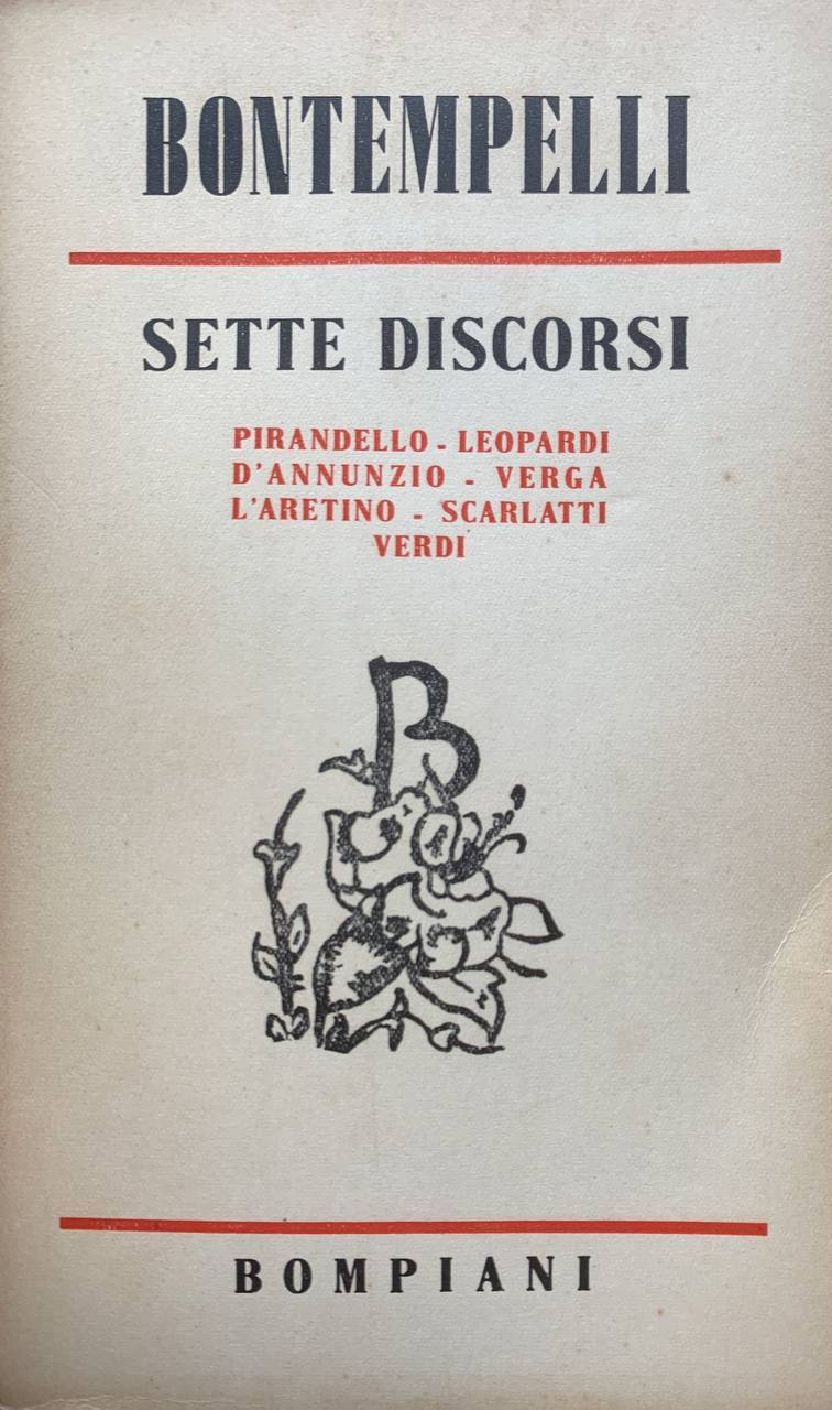 Sette discorsi - copertina