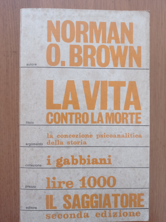 La vita contro la morte - copertina