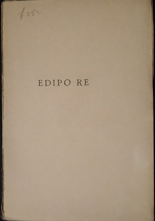 Edipo re - copertina
