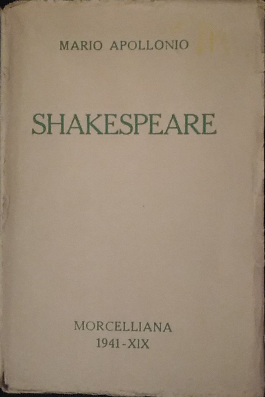 Shakespeare - copertina