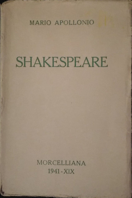 Shakespeare - copertina
