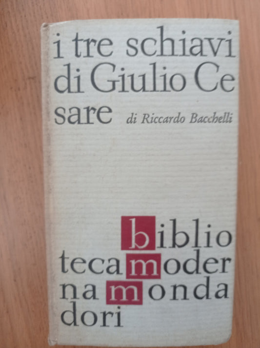 I tre schiavi di Giulio Cesare - copertina