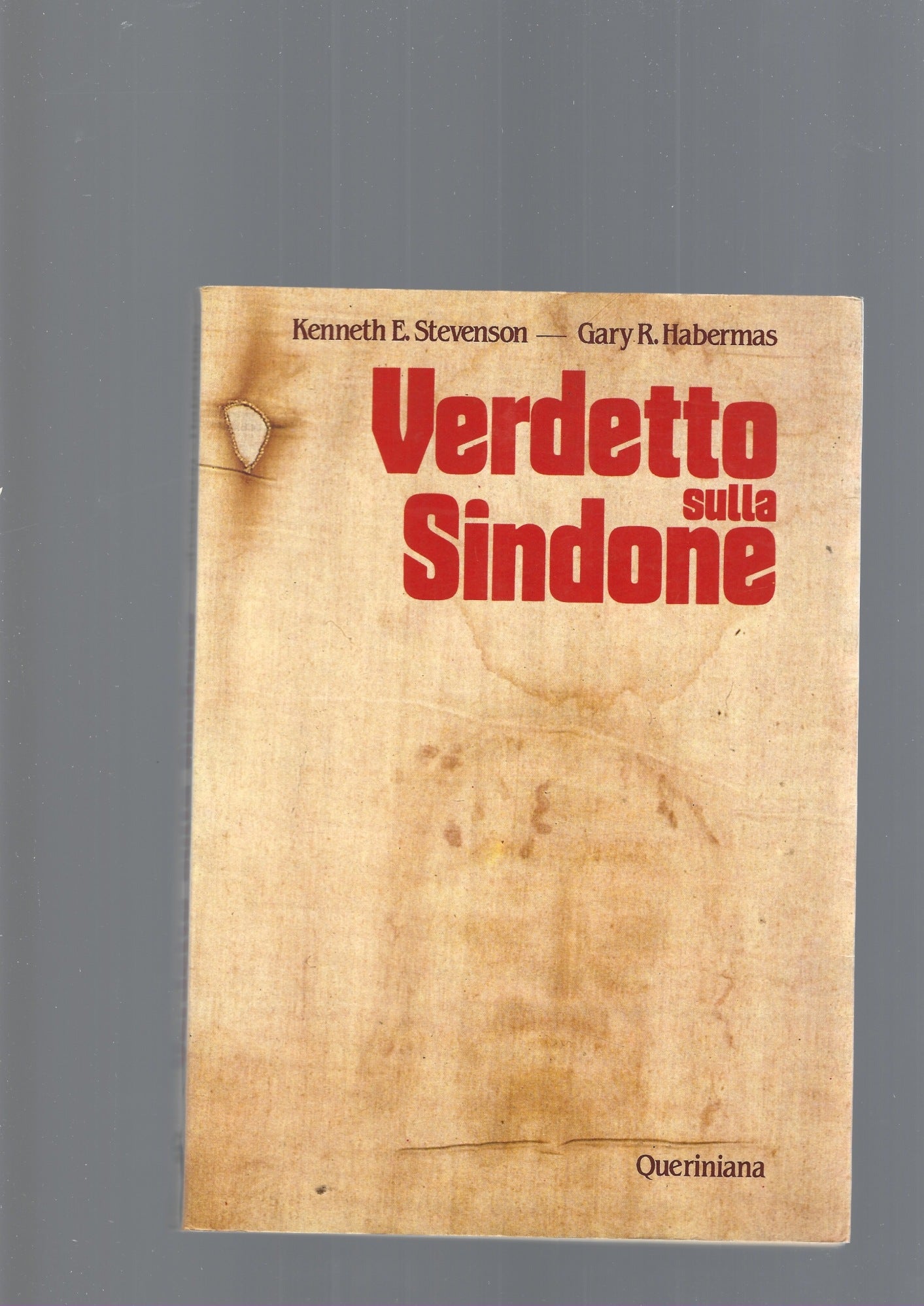 VERDETTO SULLA SINDONE - copertina