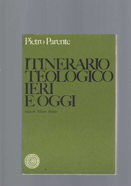 ITINERARIO TEOLOGICO IERI E OGGI - copertina