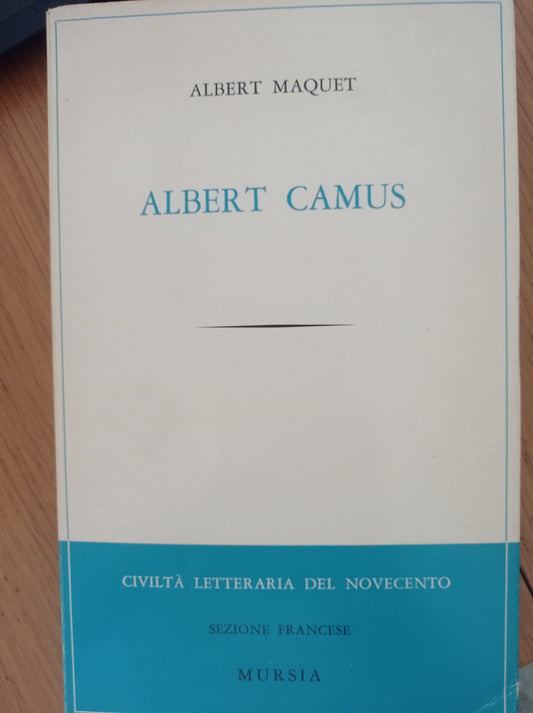 Albert Camus - copertina