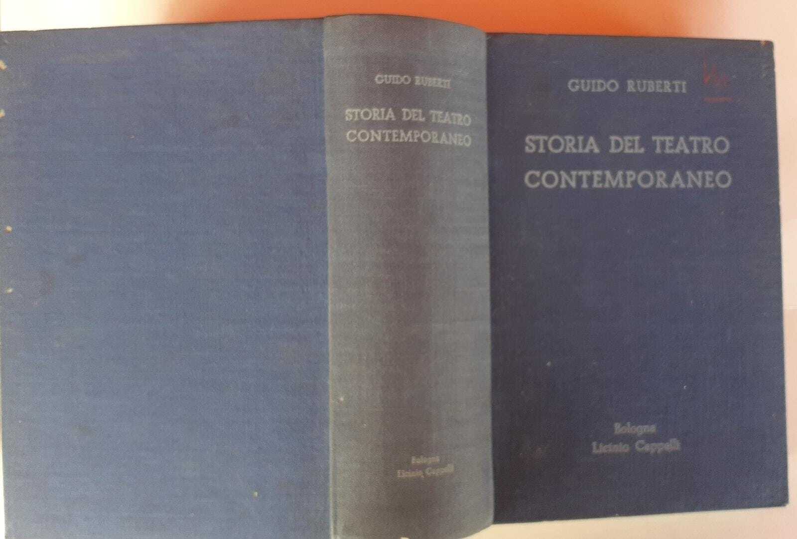 Storia del teatro contemporaneo. Volume I - copertina