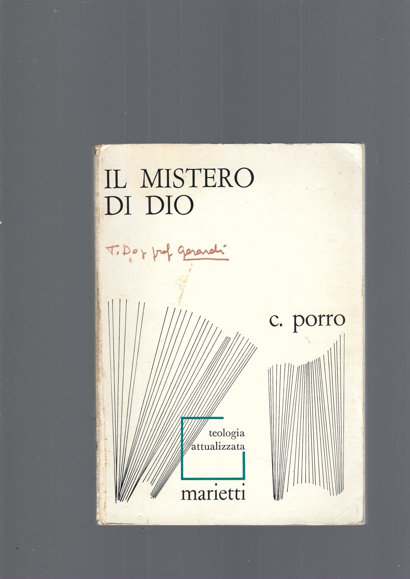 IL MISTERO DI DIO - copertina