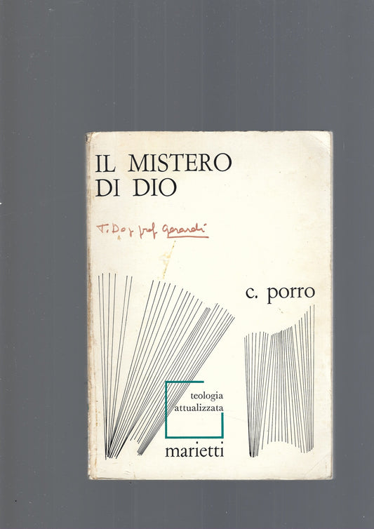 IL MISTERO DI DIO - copertina