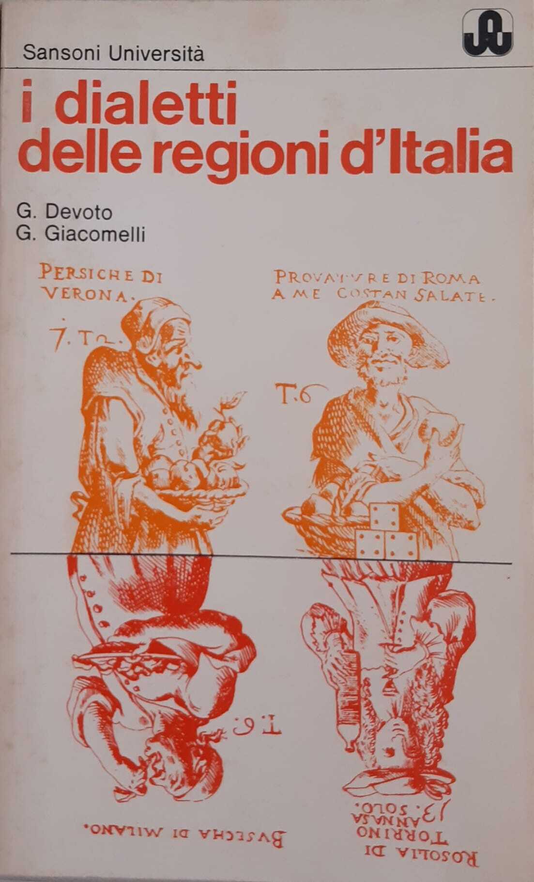 I dialetti delle regioni d'Italia - copertina