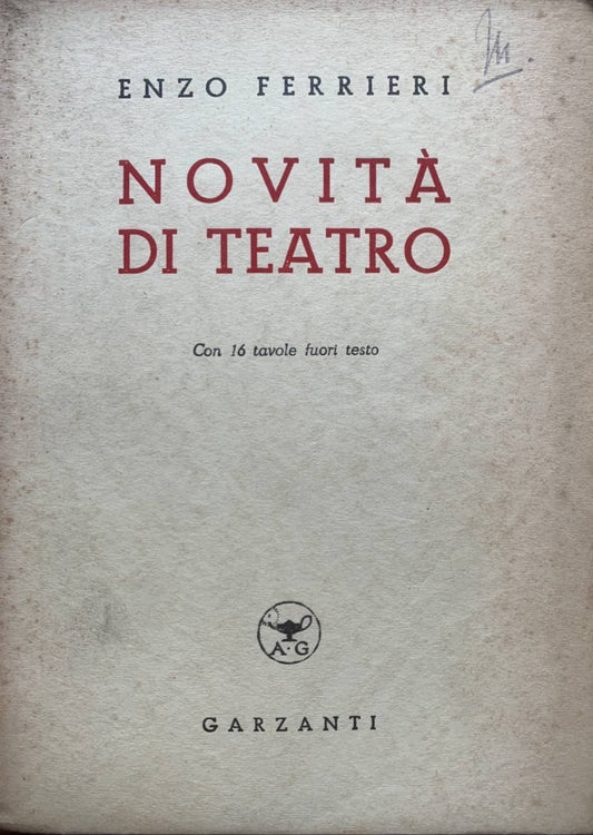 Novità di teatro - copertina