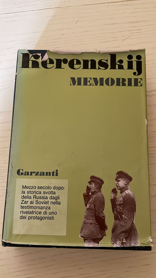 Memorie - La Russia alla svolta della storia - copertina